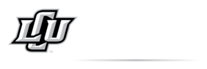 Download grayscale LCU logo with white text to the right for marketing purposes