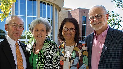 Alfred & Patricia Smith with Drs. Jesse and JoAnn Long
