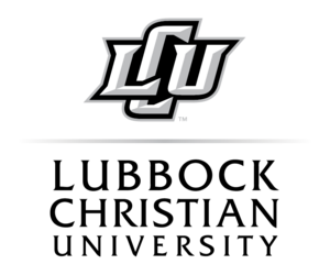 Grayscale LCU logo with black text below for marketing purposes
