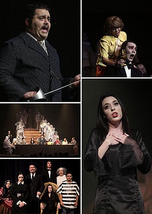 Scenes from "The Addams Family" Musical