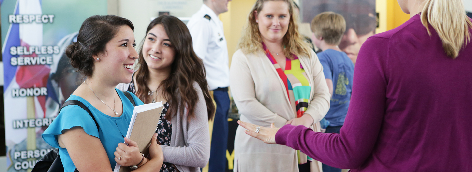 Student at Career Fair